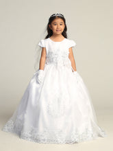 Maria Embroidered Gown – Perfect for First Communion & Special Events